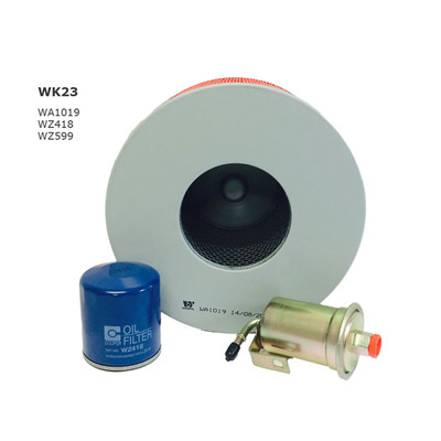 WK23 Wesfil 4WD Filter Kit for Toyota Landcruiser 1998-2007 UZJ100 WK23 Wesfil 4WD Filter Kit for Toyota Landcruiser 1998-2007 UZJ100