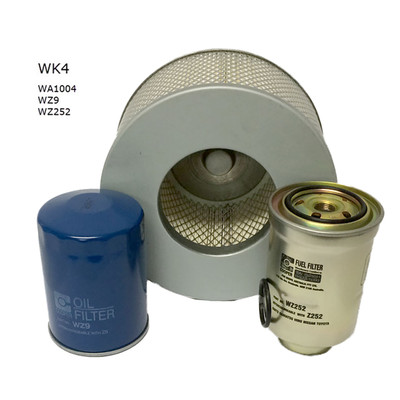 WK4 Wesfil 4WD Filter Kit for Toyota Hilux 1997-2000 3.0L 5L (RSK23)