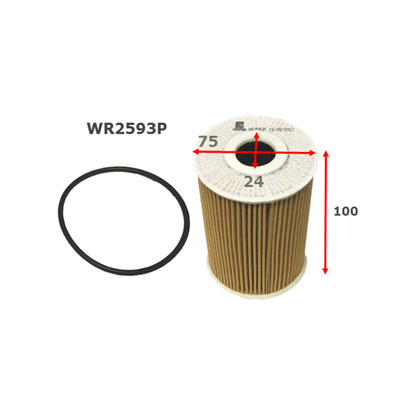 WR2593P Wesfil Cooper Oil Filter for Nissan (Cross Ref: R2593P) WR2593P Wesfil Cooper Oil Filter for Nissan (Cross Ref: R2593P)