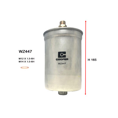 WZ447 Wesfil Cooper EFI Fuel Filter for Mercedes (Cross Ref: Z447) WZ447 Wesfil Cooper EFI Fuel Filter for Mercedes (Cross Ref: Z447)