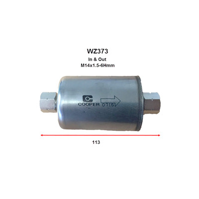 WZ373 Wesfil Cooper EFI Fuel Filter for Ford (Cross Ref: Z373) WZ373 Wesfil Cooper EFI Fuel Filter for Ford (Cross Ref: Z373)
