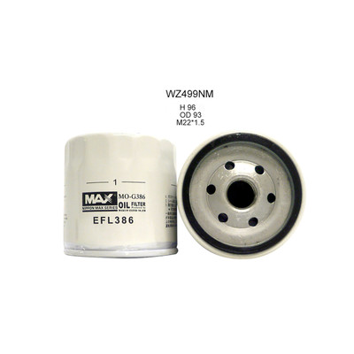 WZ499NM Wesfil Cooper Oil Filter for Z499 Ford (Cross Ref: )