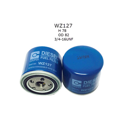 WZ127 Wesfil Cooper Diesel Fuel Filter for Daihatsu Holden Toyota (Cross Ref: Z127)