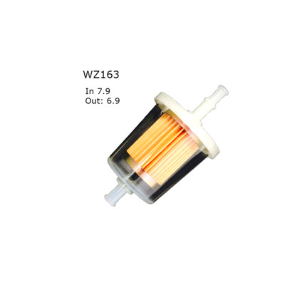 WZ163 Plastic In-Line Fuel Filter Wesfil Cooper for Toyota (CrossRef: Z163)