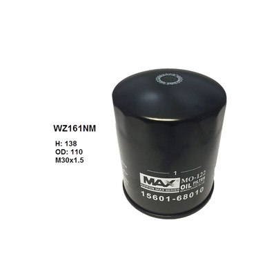 WZ161NM Wesfil Cooper Oil Filter for Toyota (Cross Ref: Z161)