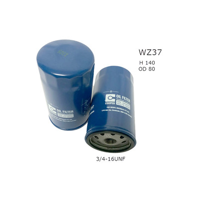 WZ37 Wesfil Cooper Oil Filter for Nissan Toyota (Cross Ref: Z37)