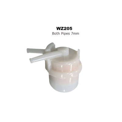 WZ205 Plastic In-Line Fuel Filter Wesfil Cooper for Toyota (CrossRef: Z205) WZ205 Plastic In-Line Fuel Filter Wesfil Cooper for Toyota (CrossRef: Z205)