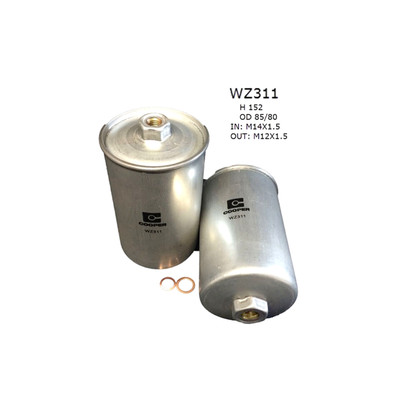 WZ311 Wesfil Cooper EFI Fuel Filter for AUD Mitsubishi Porsche SAAB Volvo (Cross Ref: Z311)