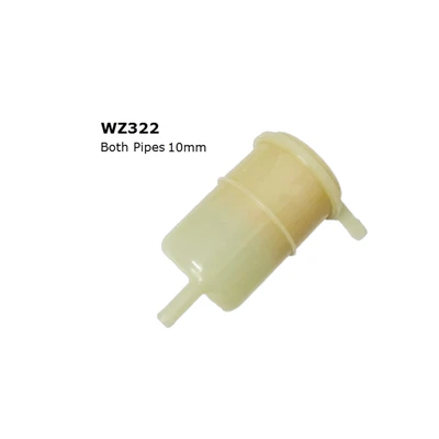 WZ322 Plastic In-Line Fuel Filter Wesfil Cooper for Nissan Ford (CrossRef: Z322)