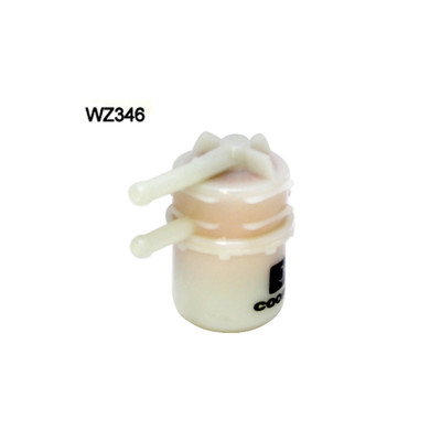 WZ346 Plastic In-Line Fuel Filter Wesfil Cooper for Mitsubishi (CrossRef: Z346)