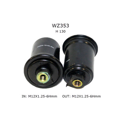 WZ353 Wesfil Cooper EFI Fuel Filter for Daihatsu Toyota (Cross Ref: Z353)