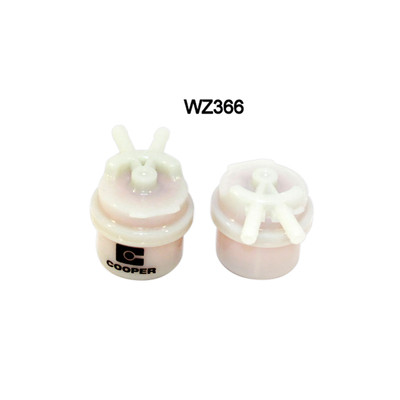 WZ366 Plastic In-Line Fuel Filter Wesfil Cooper for Subaru (CrossRef: Z366)