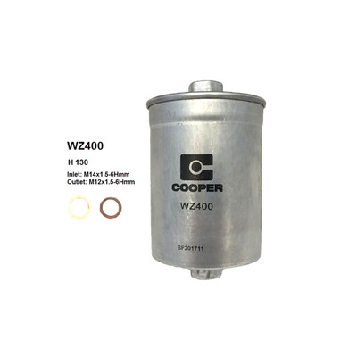 WZ400 Wesfil Cooper EFI Fuel Filter for Audi VW SAAB Volvo (Cross Ref: Z400)