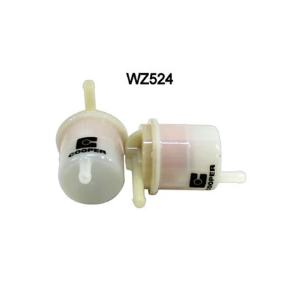 Plastic In-Line Fuel Filter Wesfil Cooper WZ524 for Mitsubishi (CrossRef:  Z524)