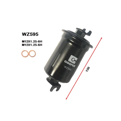 WZ595 Wesfil Cooper EFI Fuel Filter for Toyota (Cross Ref: Z595)