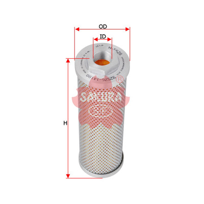 Sakura Hydraulic Filter Element H-5628 Cross Ref: 92576-14100
