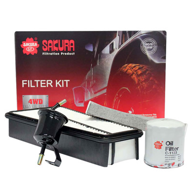 K-11210 Sakura 4WD Cabin Filter Kit for Toyota Hilux 2005-2015 4.0L 1GRFE K-11210 Sakura 4WD Cabin Filter Kit for Toyota Hilux 2005-2015 4.0L 1GRFE