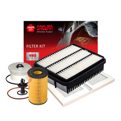 K-11520 Sakura 4WD Cabin Filter Kit for Toyota Landcruiser 2007-On 4.5L 1VDFTV K-11520 Sakura 4WD Cabin Filter Kit for Toyota Landcruiser 2007-On 4.5L 1VDFTV