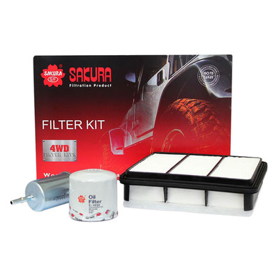 K-23010 Sakura 4WD Filter Kit for Holden Rodeo RA 2003-2005 3.5L 6VE1 24V DOHC K-23010 Sakura 4WD Filter Kit for Holden Rodeo RA 2003-2005 3.5L 6VE1 24V DOHC