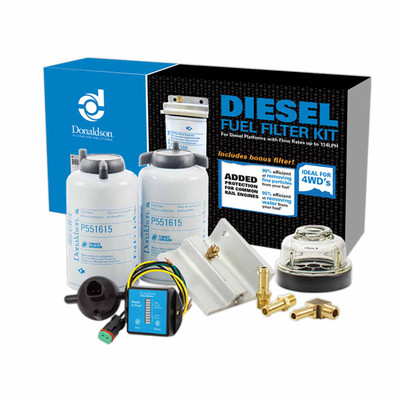 Diesel Fuel Filter Kit with Sensor - 3 Micron Flow Rates max.114lph X900165 Diesel Fuel Filter Kit with Sensor - 3 Micron Flow Rates max.114lph X900165