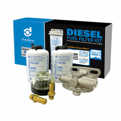 Diesel Fuel Filter Kit 3 Micron High Efficiency Flow Rates 245lph X900169 Diesel Fuel Filter Kit 3 Micron High Efficiency Flow Rates 245lph X900169