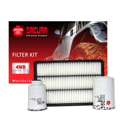 K-10020 Mitsubishi Pajero 2006-2021 3.2L 4M41T NS NT NW NX 14 16V DOHC Sakura 4WD Filter Kit (RSK1) K-10020 Mitsubishi Pajero 2006-2021 3.2L 4M41T NS NT NW NX 14 16V DOHC Sakura 4WD Filter Kit (RSK1)