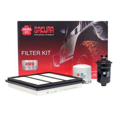 K-10160 Sakura 4WD Filter Kit for Mitsubishi Triton 1996-2006 3.0L 6G72 K-10160 Sakura 4WD Filter Kit for Mitsubishi Triton 1996-2006 3.0L 6G72