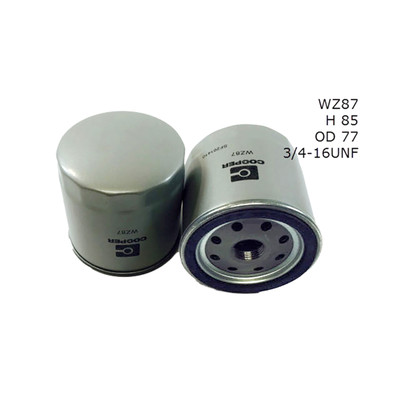 WZ87 Wesfil Cooper Oil Filter for Lister (Cross Ref: Z87) WZ87 Wesfil Cooper Oil Filter for Lister (Cross Ref: Z87)