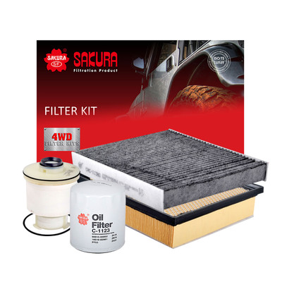 K-11530 4WD Cabin Filter Kit for Toyota HiAce 2.8L GDH300/320/322R (02/2019-on)