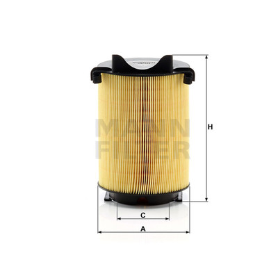 MANN Air Filter C14130/1 for Audi A3 2003-13 Skoda VW