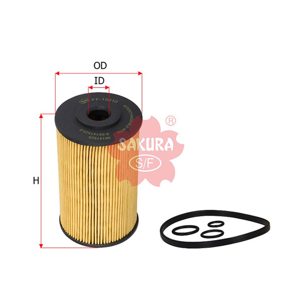 Sakura Fuel Filter Element EF-15010 Equivalent to Isuzu 8