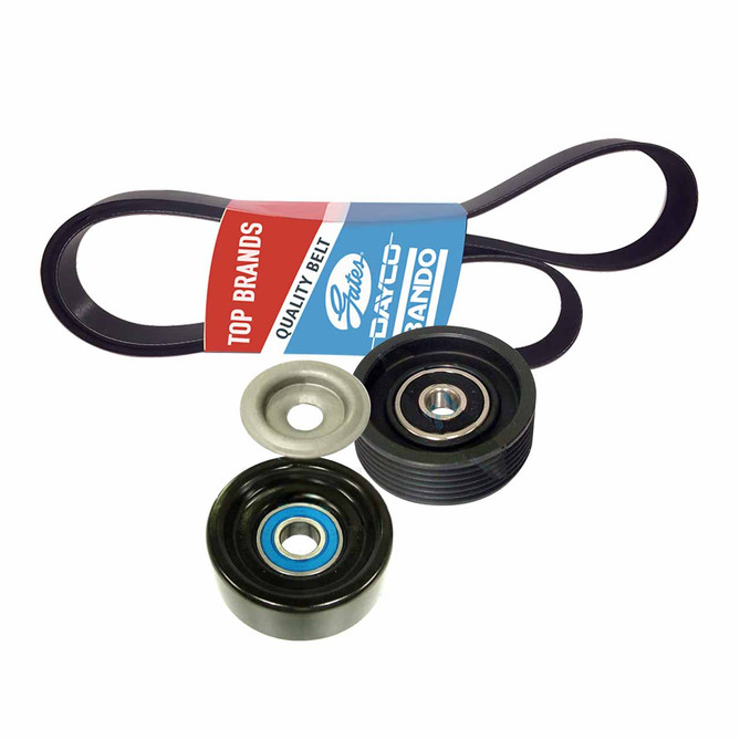 Holden Rodeo RA 3.5L V6 24V DOHC 6 - Gates Belt & Nuline Pulley Kit WBPK29N