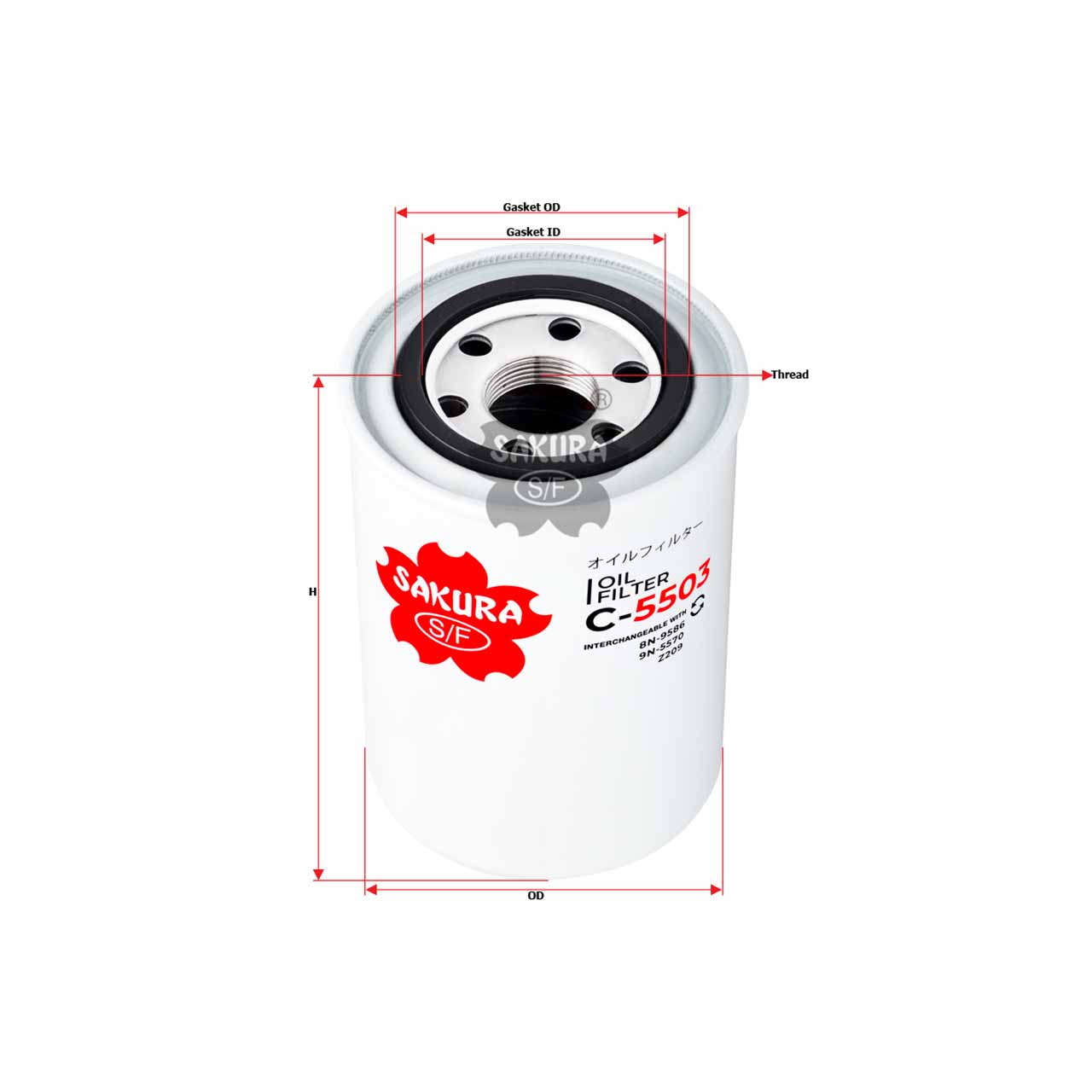 その他 Sakura Sakura Oil Filter C-5503