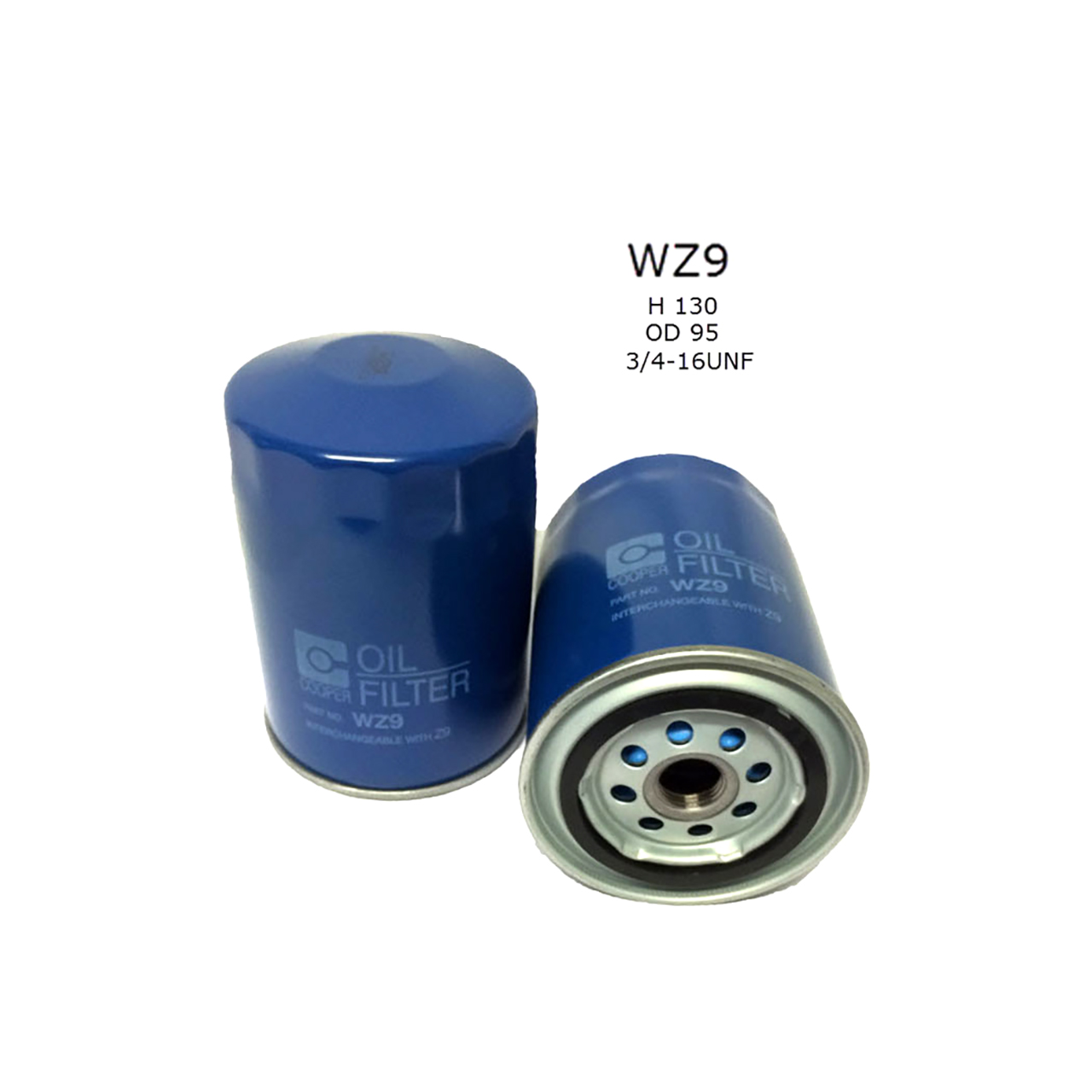 WZ9 Wesfil Cooper Oil Filter for Multiple Applications (Cross Ref Z9)