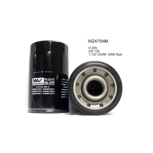 WZ475NM Wesfil Cooper Oil Filter for Z475/Z705 Isuzu (Cross Ref: )