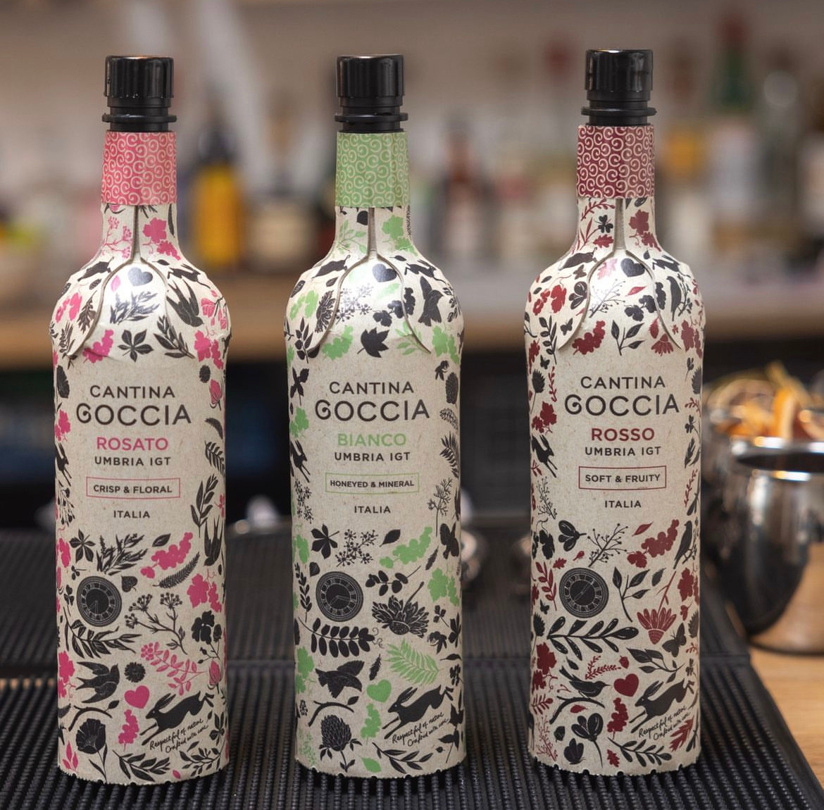 Cantina Goccia Rosato Paper Bottle Ellis Wharton Wines