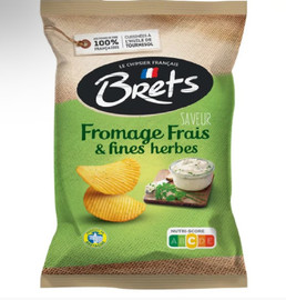 Brets Crisps - Fromage Frais and Fine Herbs 125g