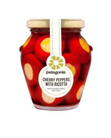 Pelagonia Cherry Peppers with Ricotta & Capers 280g