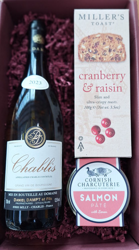 Chablis and Salmon Pate Gift Box