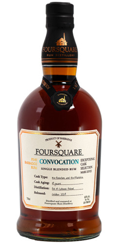 Foursquare Convocation Exceptional Cask Selection Mark XXVIII Rum Foursquare Convocation Exceptional Cask Selection Mark XXVIII Rum