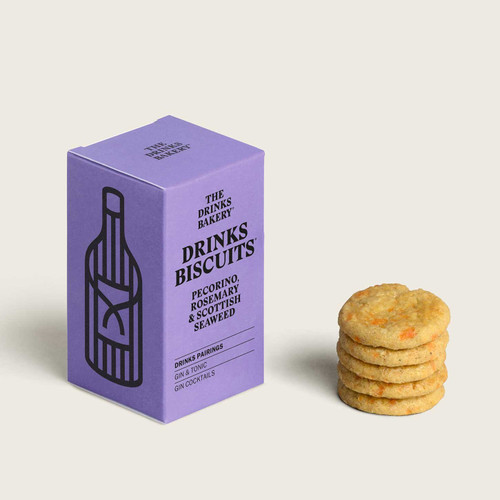 Drinks Biscuits: Pecorino, Rosemary and Scottish Seaweed 110g