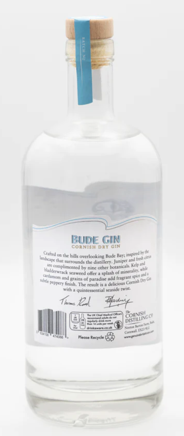Bude Gin Ellis Wharton Wines