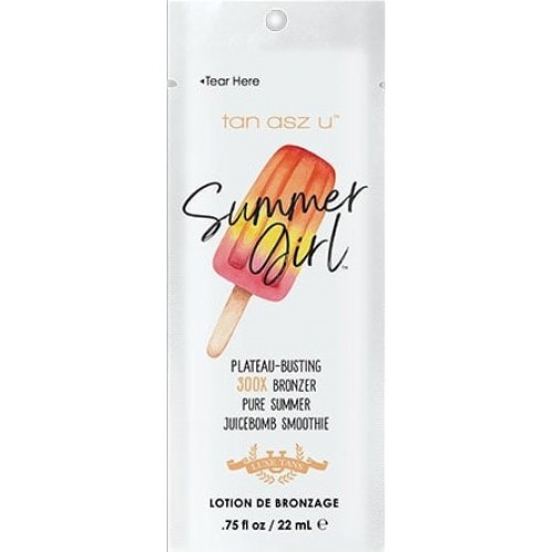 This is your summer anthem and passport to sunny skies & good vibes. It doesn’t matter where you are, you embody the sun-kissed style everyone adores. So let your radiant beauty & irresistible energy shine forth because everybody adores a summer girl.

 300X Plateau-Busting Bronzers make your color one to remember
 Pure Summer Juicebomb Smoothie gives your skin ultimate conditioning & radiance
 Carrot Oil, Hyaluronic Acid, and peptides help bring that summer glow to the next level
 A Tiger Grass infusion helps your tattoos shine their brightest
 Ocean Mineral Complex infuses beautiful nutrition for a seemingly endless summer
 Clean Beauty Formula! Get tan while knowing we love you & the environment
Fragrance: Icy Pop Sorbet