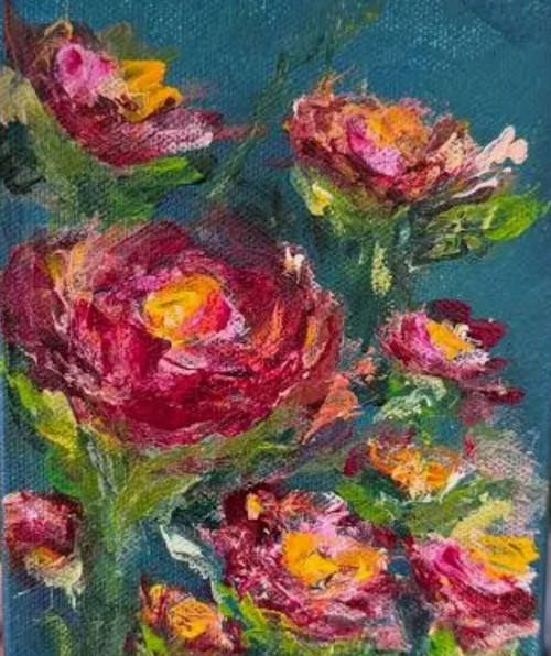 Floral Impressionism Coffee & Canvas Wednesday April 22nd, 5:30 pm