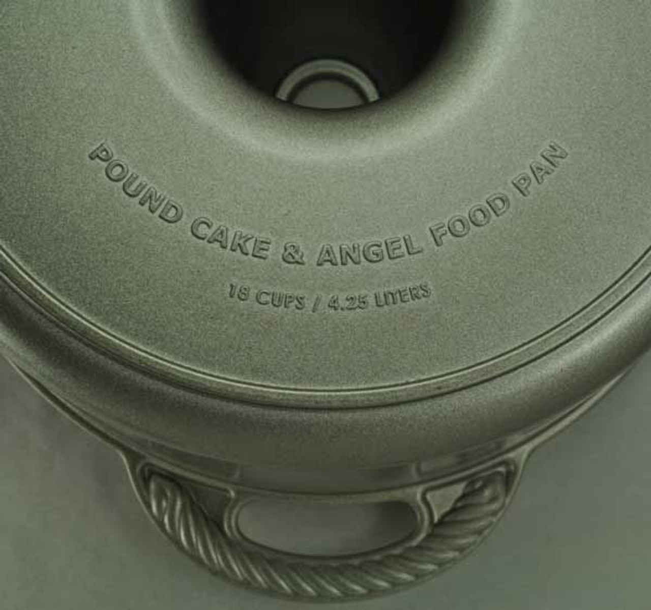 Nordic Ware Platinum Collection Anniversary Bundt Pan & Ware Angel Food  Cake Pan, 18 Cup Capacity, Graphite