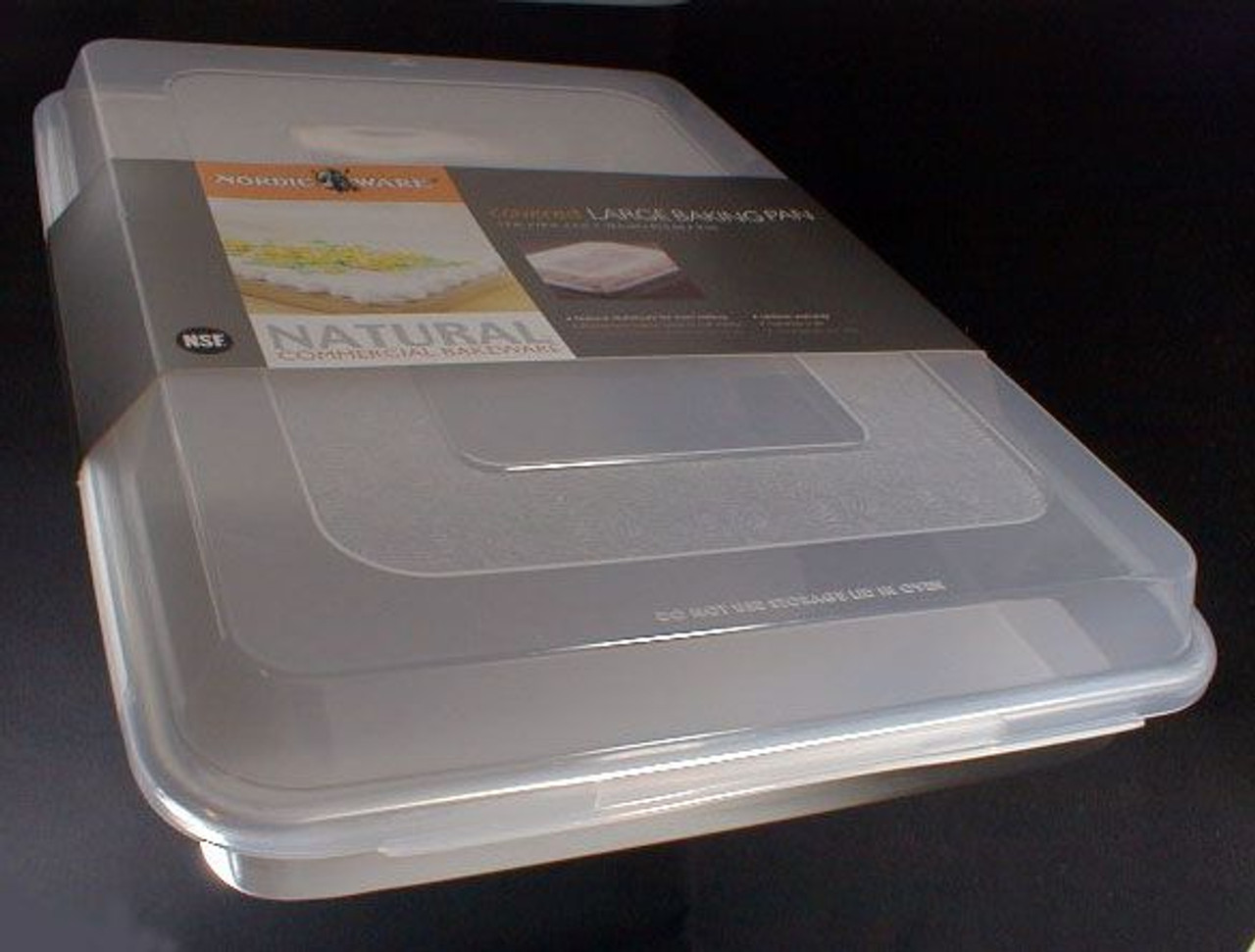 Nordic Ware Half Sheet Cover, 13 by 18 Inch, Clear