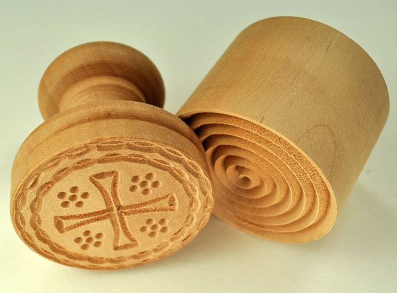 Haoideo Corzetti Stamp Mould Wood Ear Shape Corzetti Pasta Stamp  Traditional Wooden Croxetti Curzetti Fresh Pasta Maker Tools