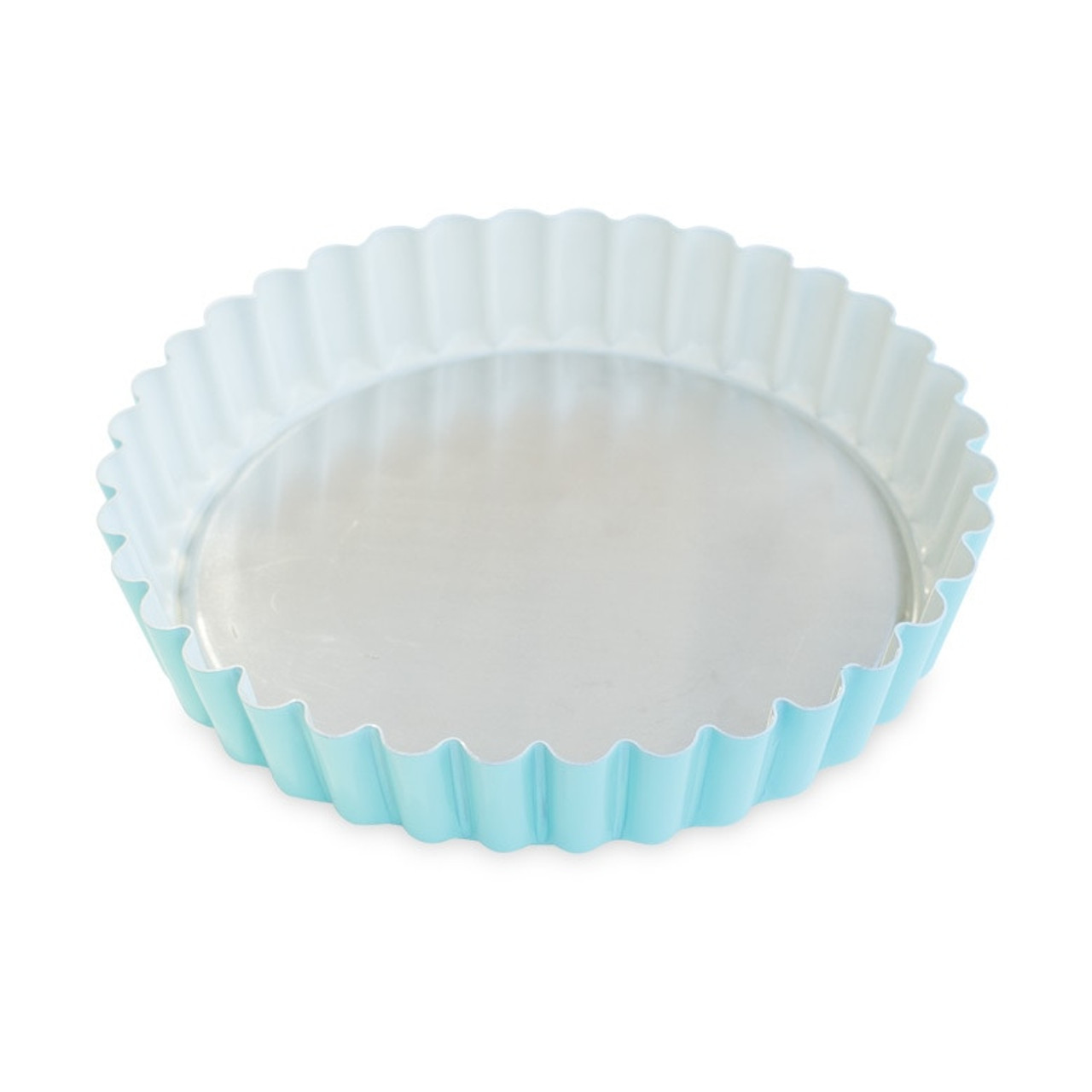 NORDIC WARE 10 INCH PIE PAN WITH PLASTIC COVER -Rush's