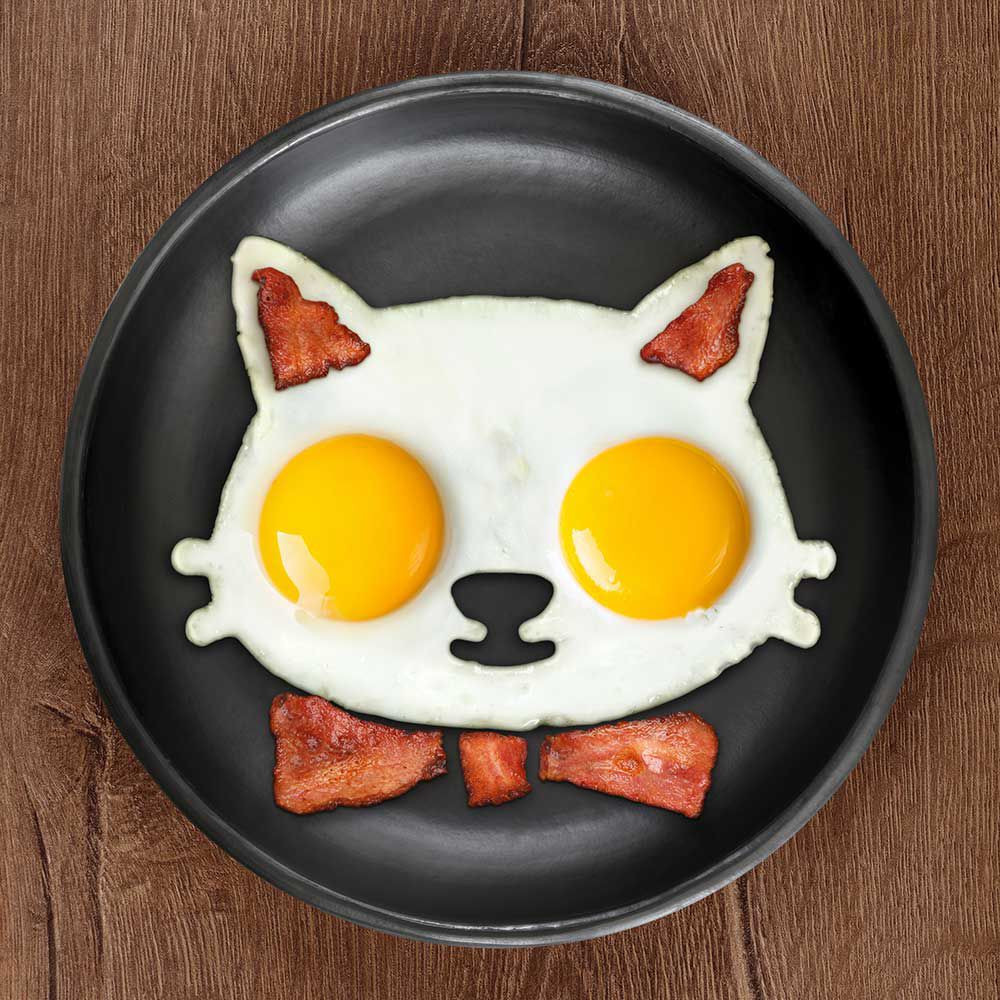 Funny Side Up Cat Egg Ring - Thumbnail 3