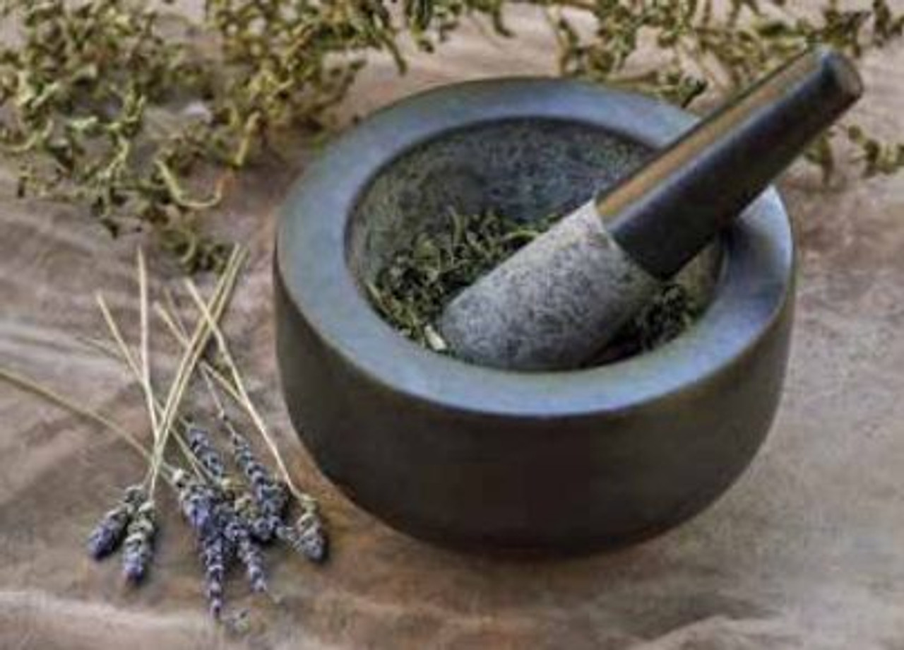 Bamboo Mortar & Pestle with Lid